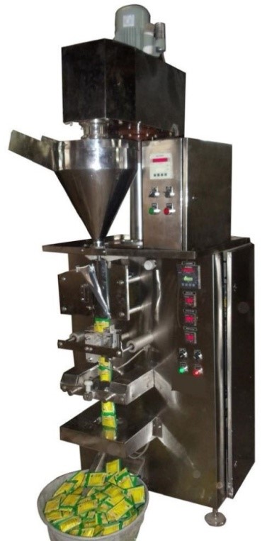 Sticky powder pouch packing machine